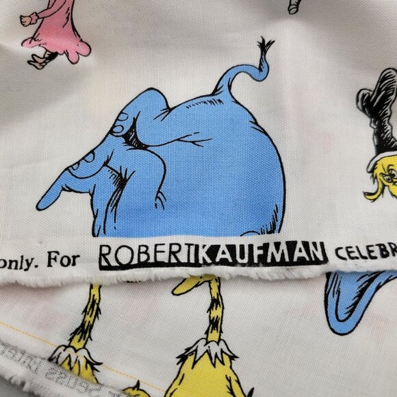 Celebrate Seuss Cotton Fabric Robert Kaufman Dr Seuss D10790 Children Kids - Picture 9 of 9